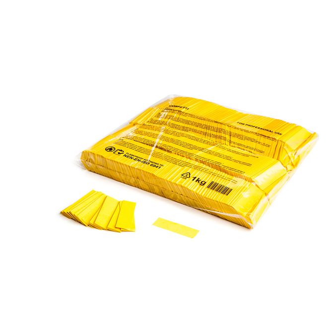 Hovedbilde Gul Konfetti, papir 1 kg