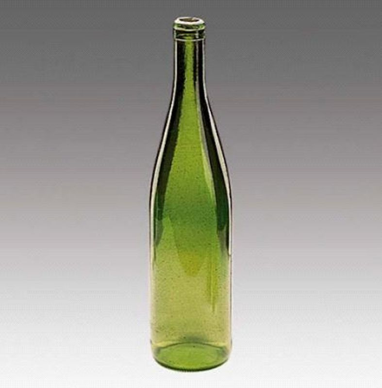 Rødvinsflaske knusbar, grønn 0,7ltr